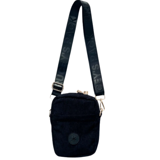 Bella Walking Bag - Black Corduroy