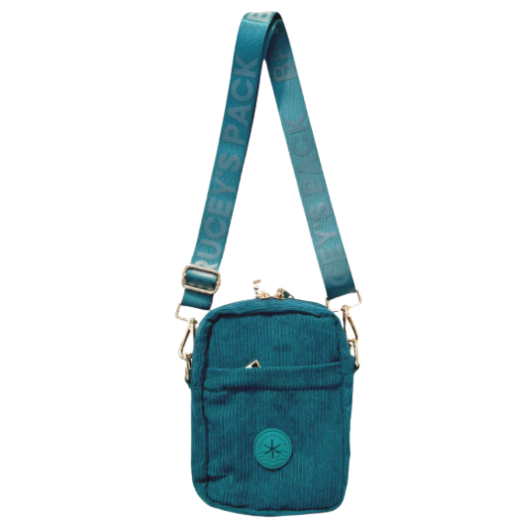 Bella Walking Bag - Emerald Corduroy