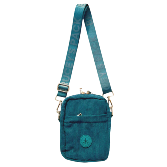 Bella Walking Bag - Emerald Corduroy