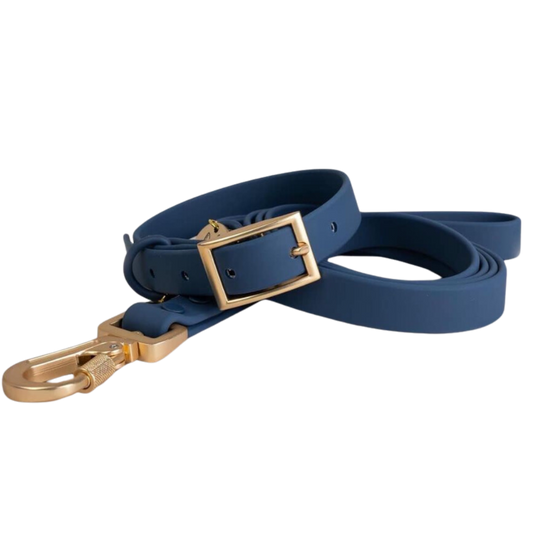 PVC Collar - Midnight Blue