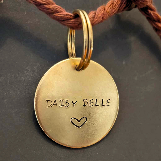 Brass ID Tag - Large