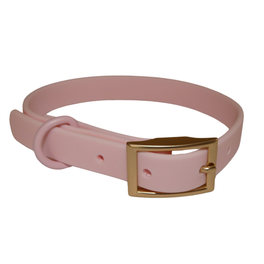 PVC Collar - Pastel Pink